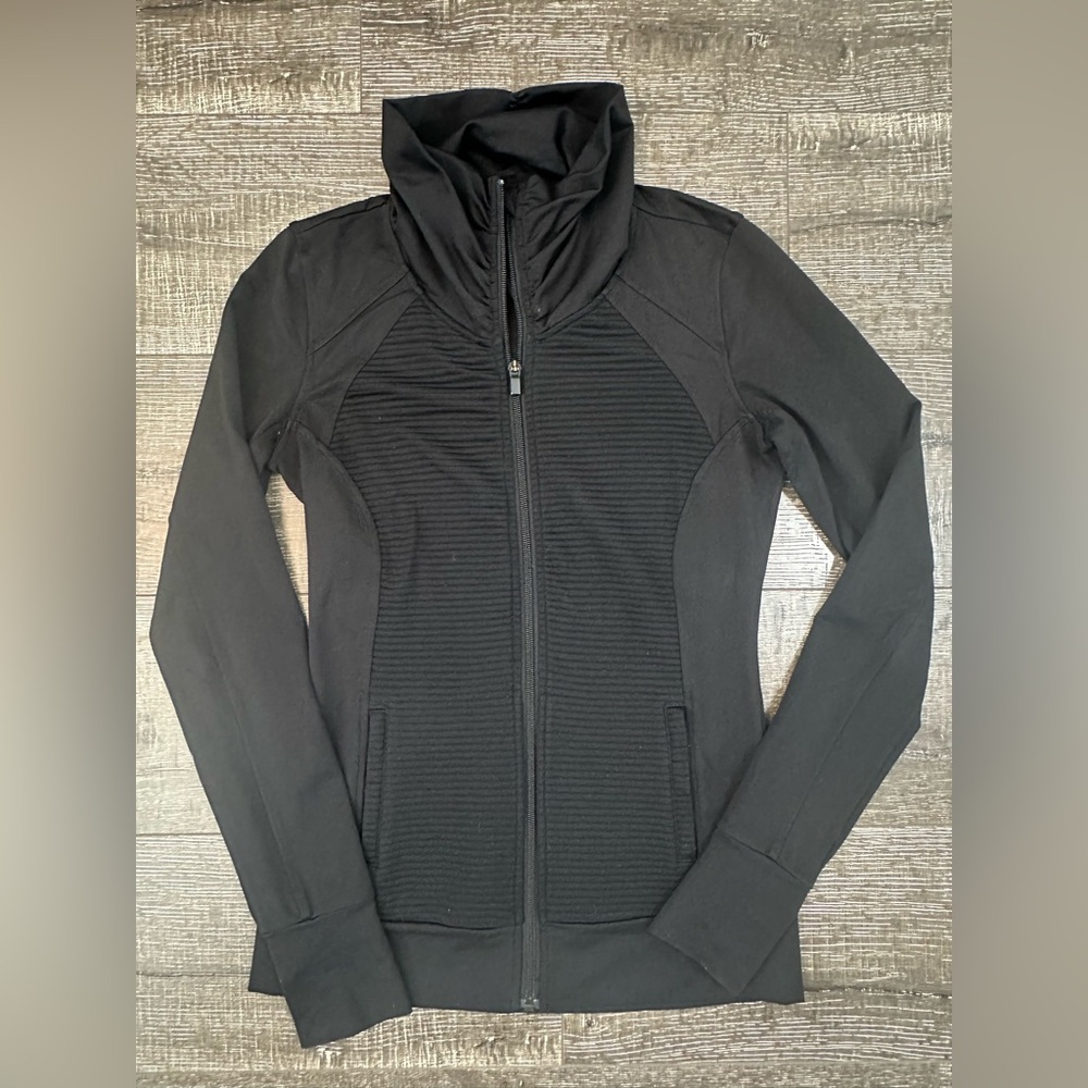 Athleta Black Performance Stretch and Release  Jacket